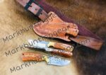 Custom Handmade Resp Steel Cowboy Skinner 4 piece Knife Set... - Image 3