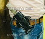 Custom Lineman Knife Made with Damascus Steel Ram Horn Handel. - Image 5
