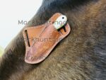 Custom Handmade Damascus Steel Cowboy Bull Cutter Knife... - Image 3