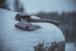 Custom Handmade Damascus Steel Axe. - Image 3