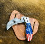 IBEW Hawkbill Knife Custom Handmade  Damascus Steel