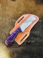 Custom Handmade Resp Steel Bull Cutter Knife.