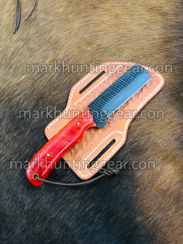 Resp Steel Custom Handmade Bull Cutter Knife. - Image 1