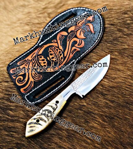 Ram Horn Custom Handmade Resp Steel Cowboy Knife